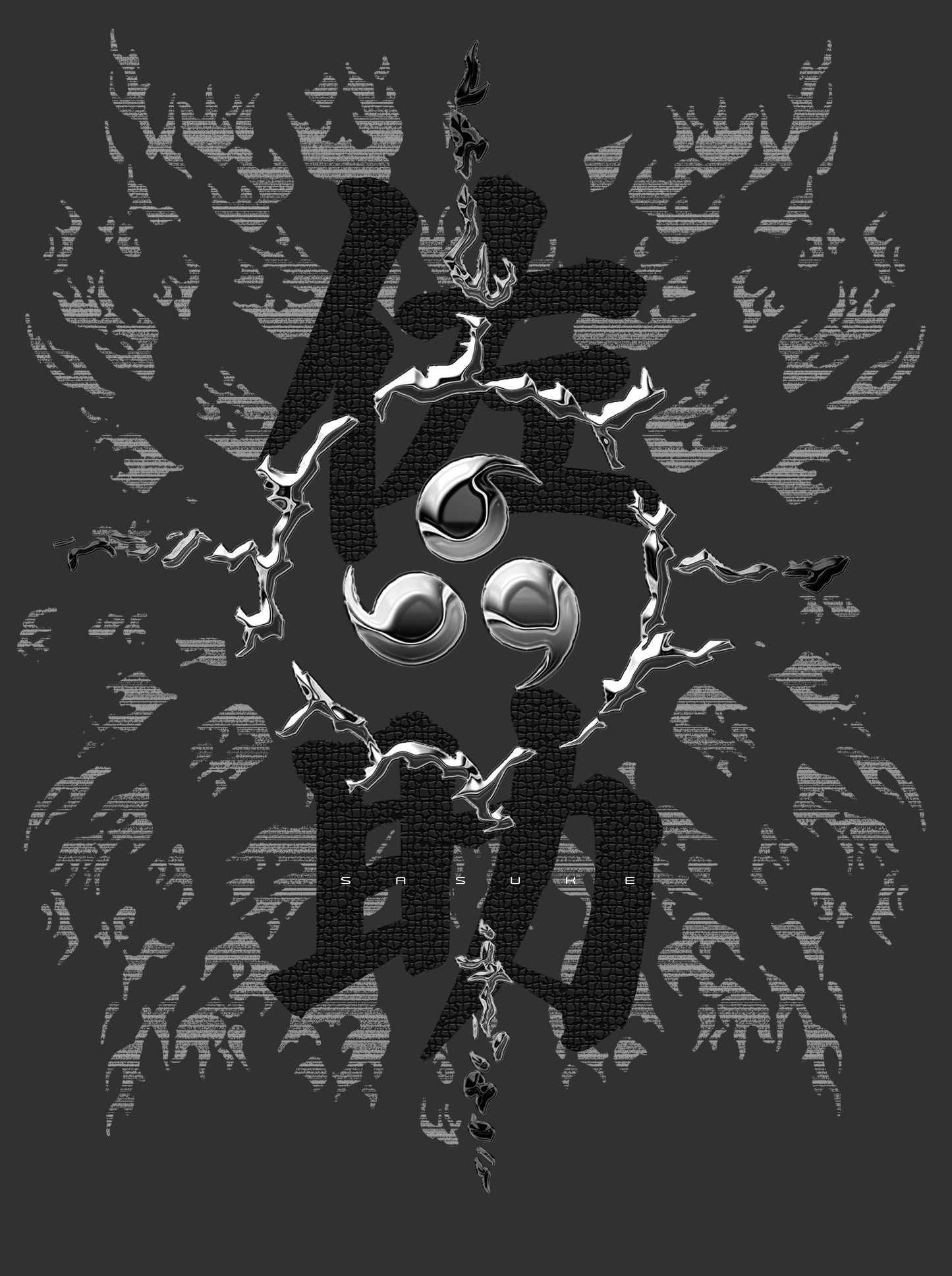 Kuromu Sasuke Boxy-oversized zip-up