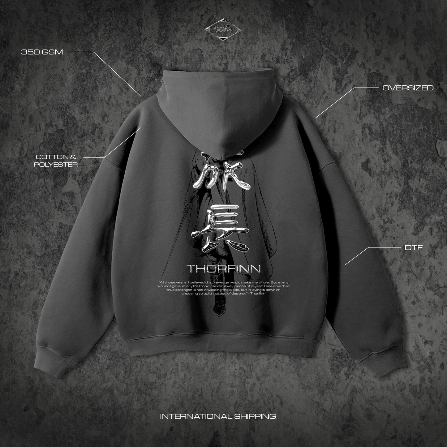 Kuromu Thorfinn Hoodie