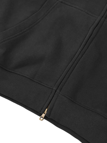 Kuromu PT 0 BLCK Boxy zip-up