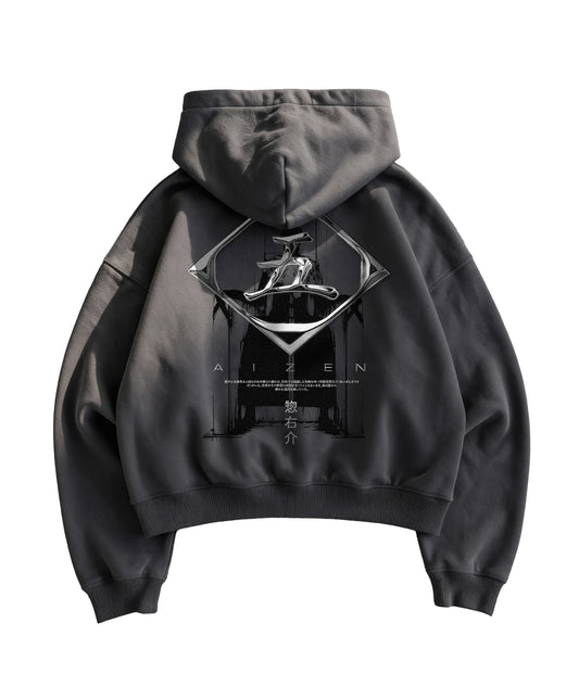 Kuromu Aizen Boxy zip-up