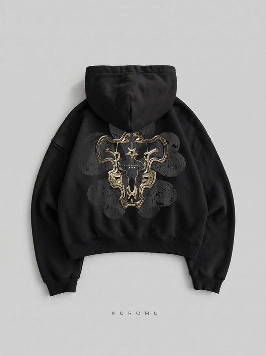 Black Bull Oversized Zip-Up