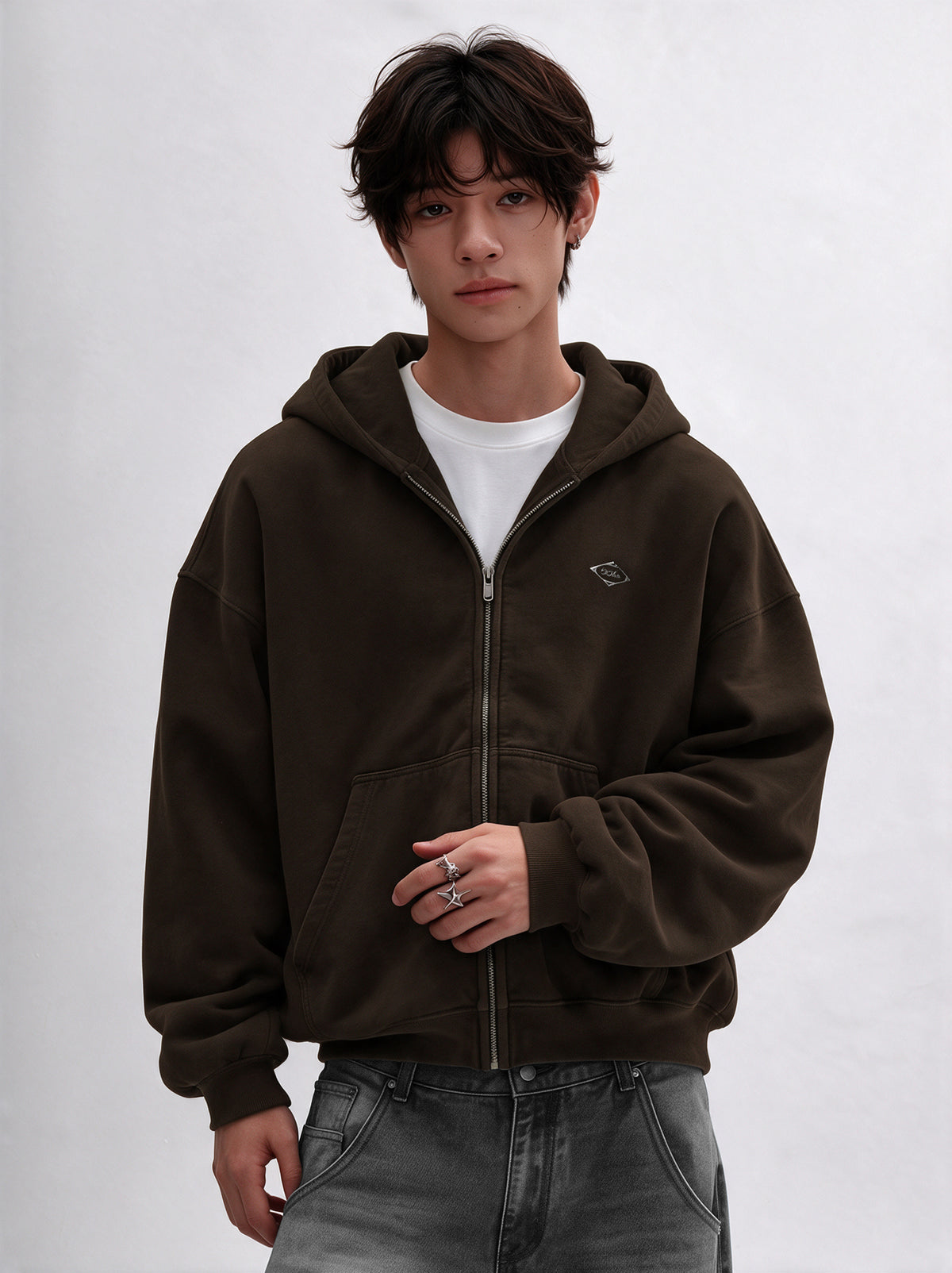 Golden Dawn Oversized Zip-Up