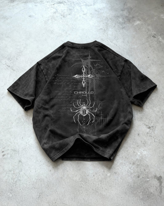 Kuromu Chrollo Washed Oversized T-shirt