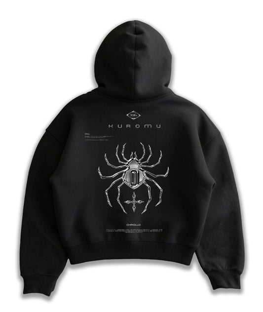 Kuromu PT 0 BLCK Boxy zip-up