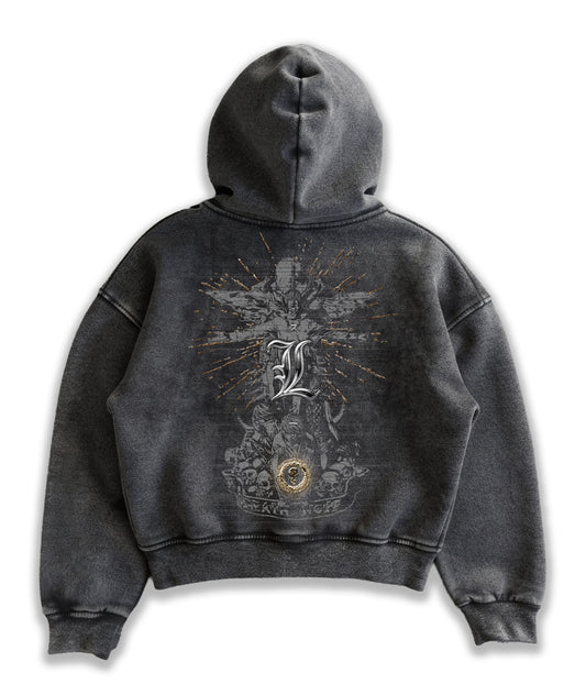 Kuromu L Boxy zip-up