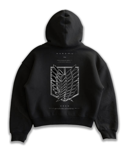 Kuromu founding BLCK Boxy zip-up