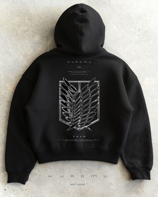 Kuromu founding BLCK Boxy zip-up