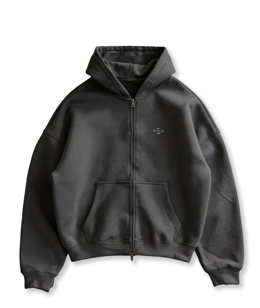 Kuromu No Enemies Boxy zip-up