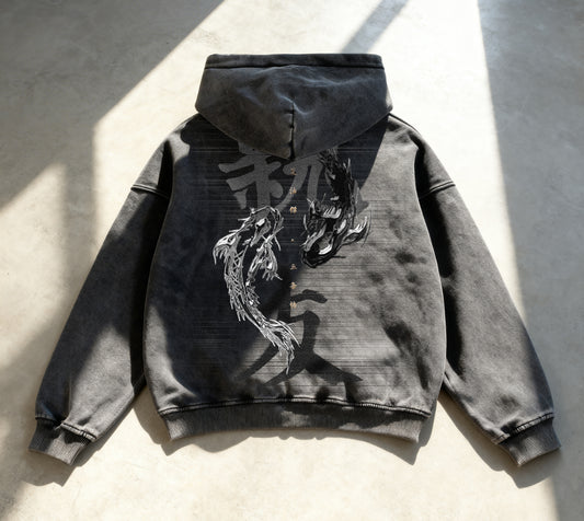 Kuromu Getojo Boxy zip-up