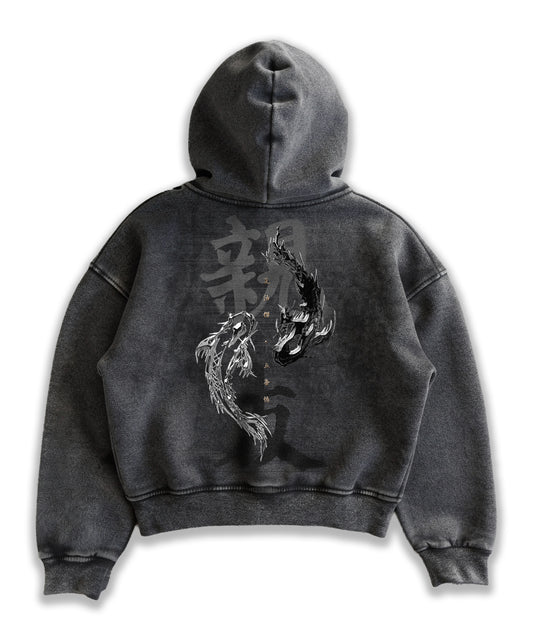 Kuromu Getojo Boxy zip-up