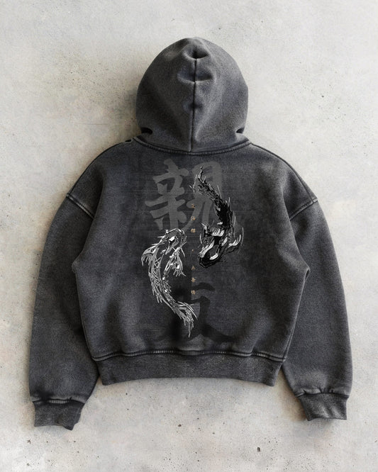 Kuromu Getojo Boxy zip-up