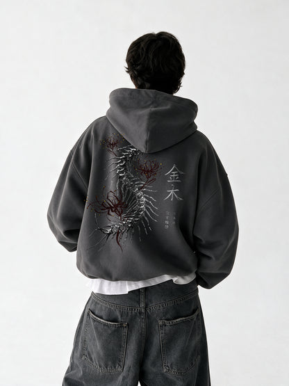 Ghoul Oversized Zip-Up