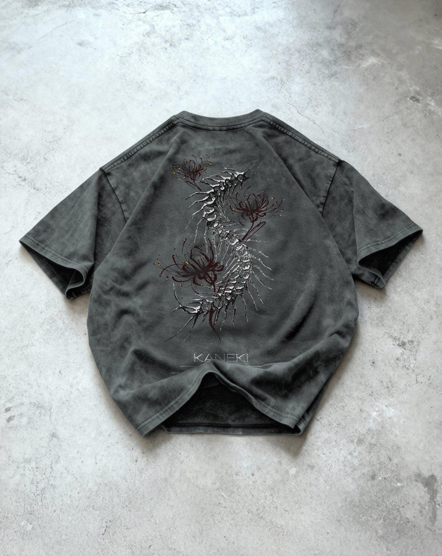 Kuromu Ghoul Washed Oversized T-shirt