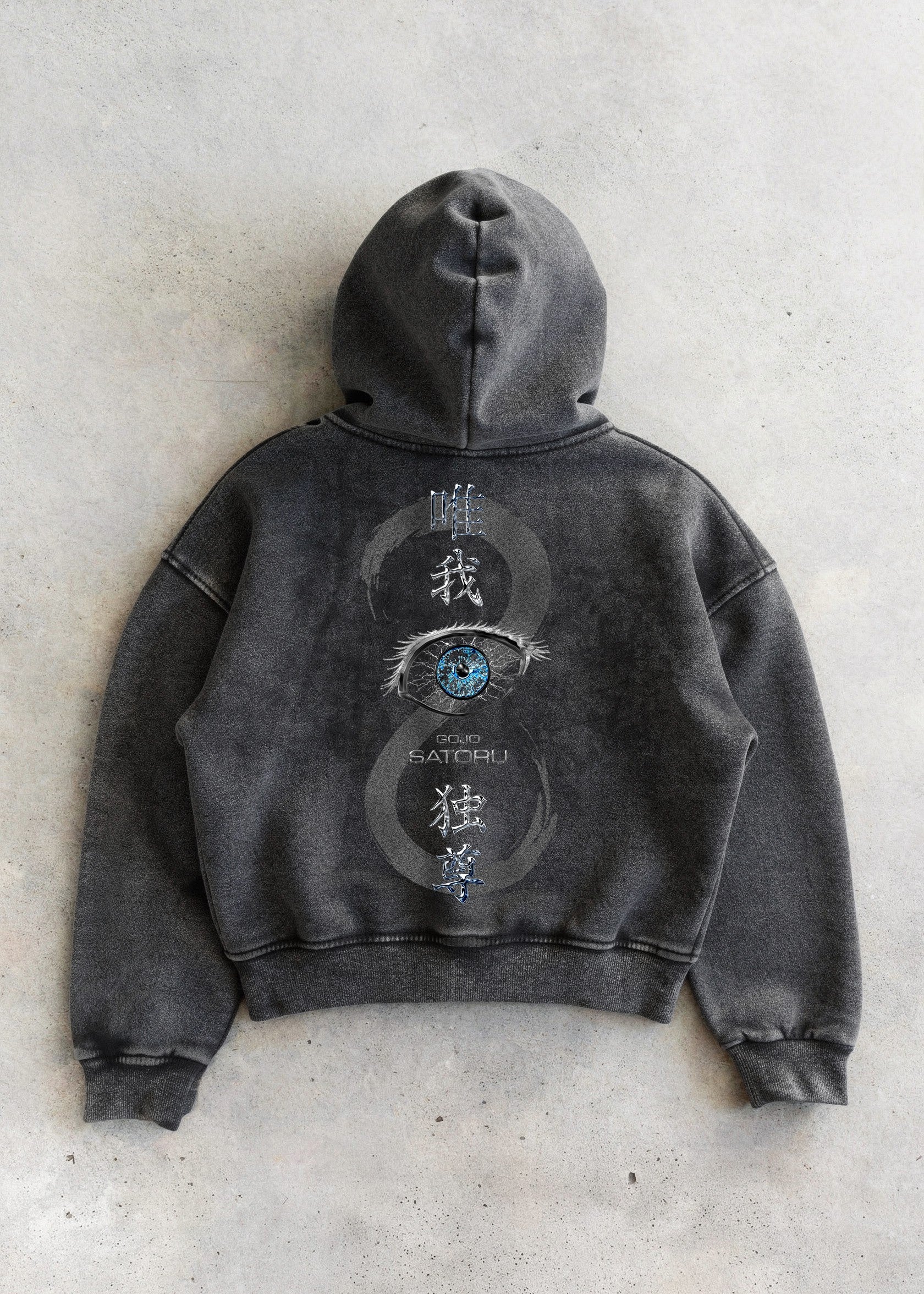 Kuromu 6 eyes Boxy zip-up