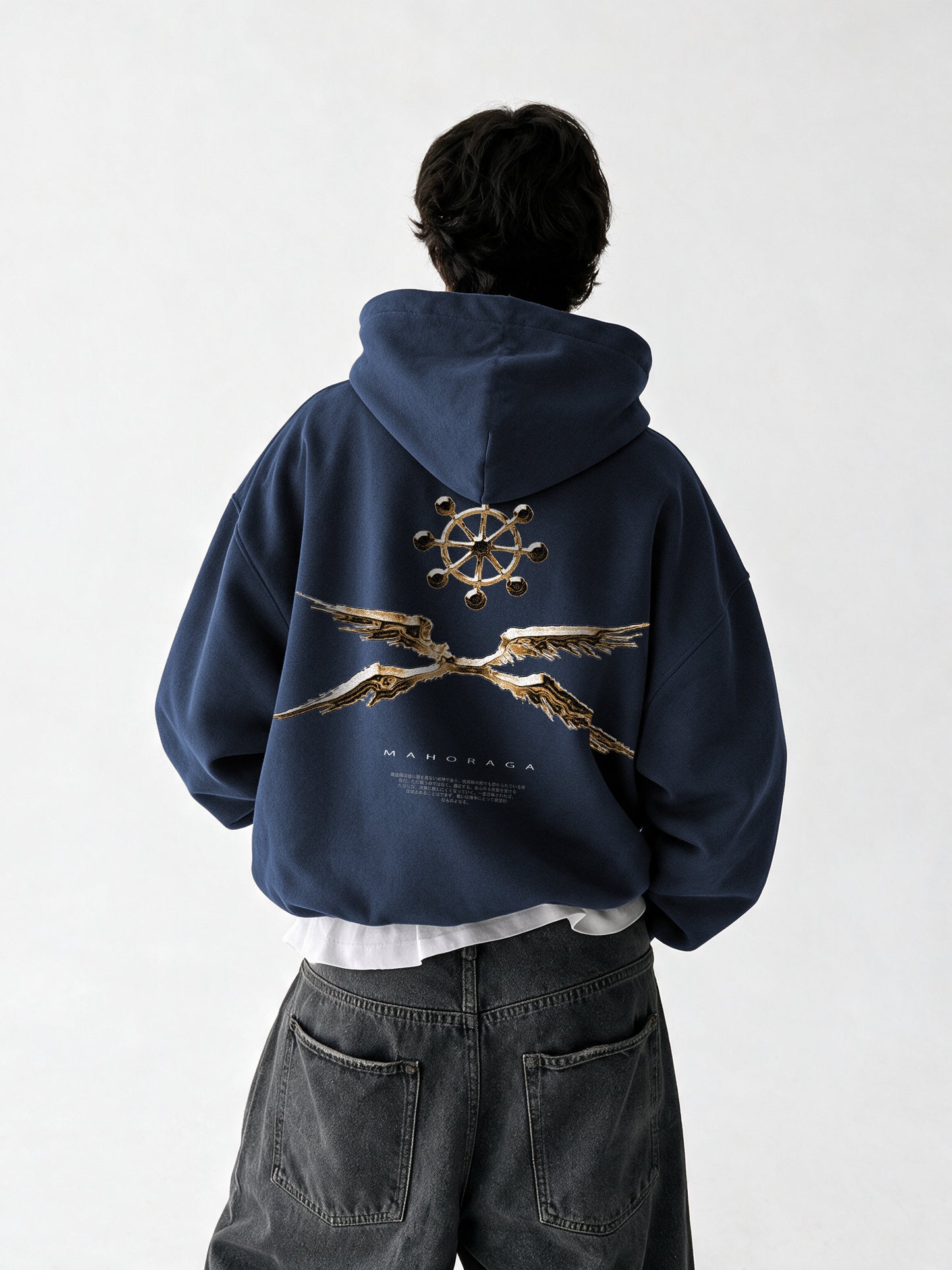 Gold Divine General Oversized Zip-Up