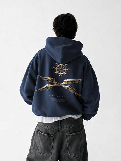 Gold Divine General Oversized Zip-Up