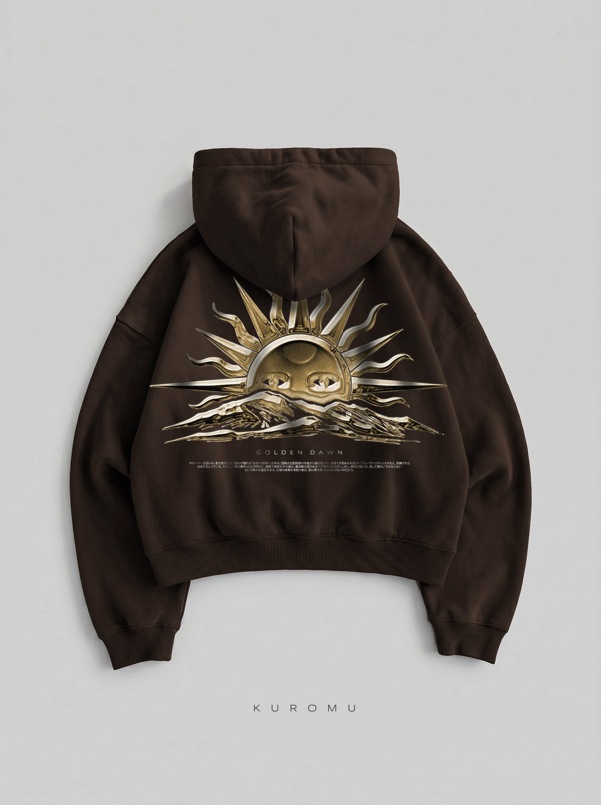 Golden Dawn Oversized Zip-Up