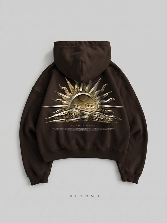 Golden Dawn Oversized Zip-Up