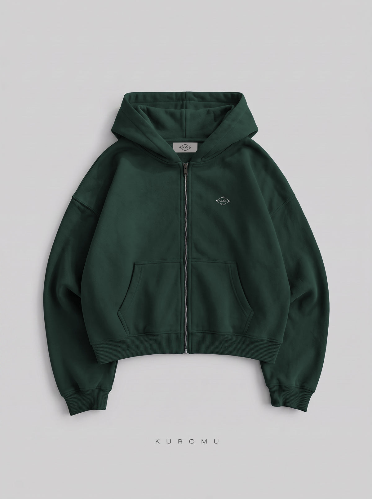 Green Mantis Oversized Zip-Up