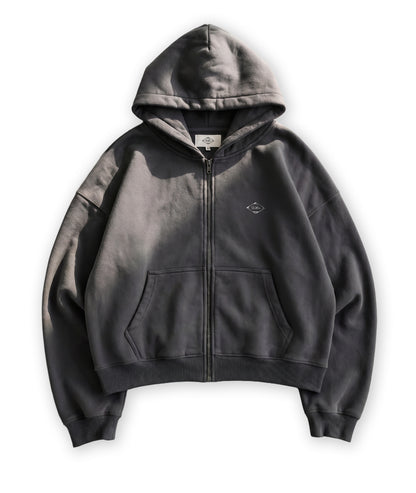 Kuromu M.Shrine Boxy zip-up