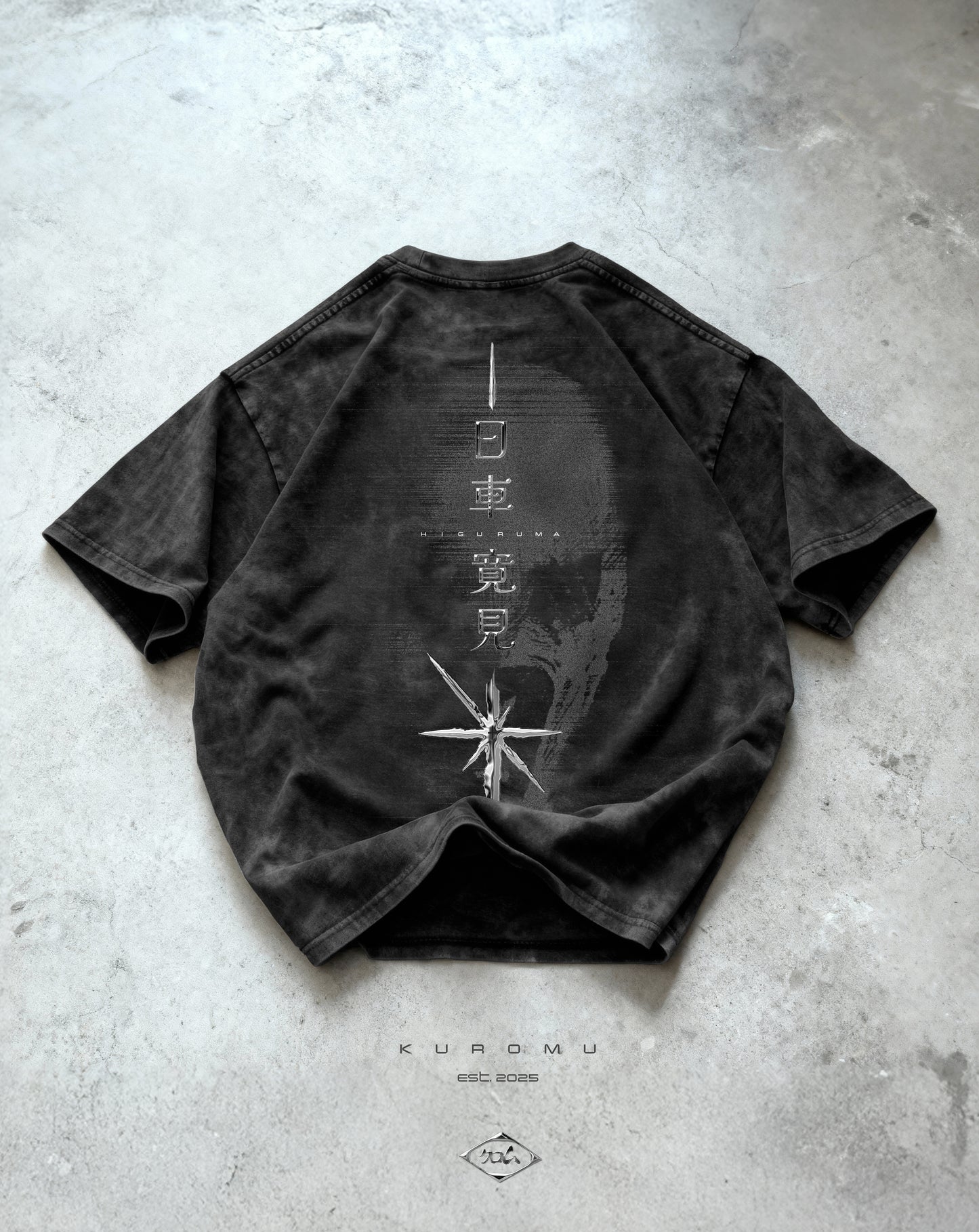 Kuromu Higuruma Washed Oversized T-shirt