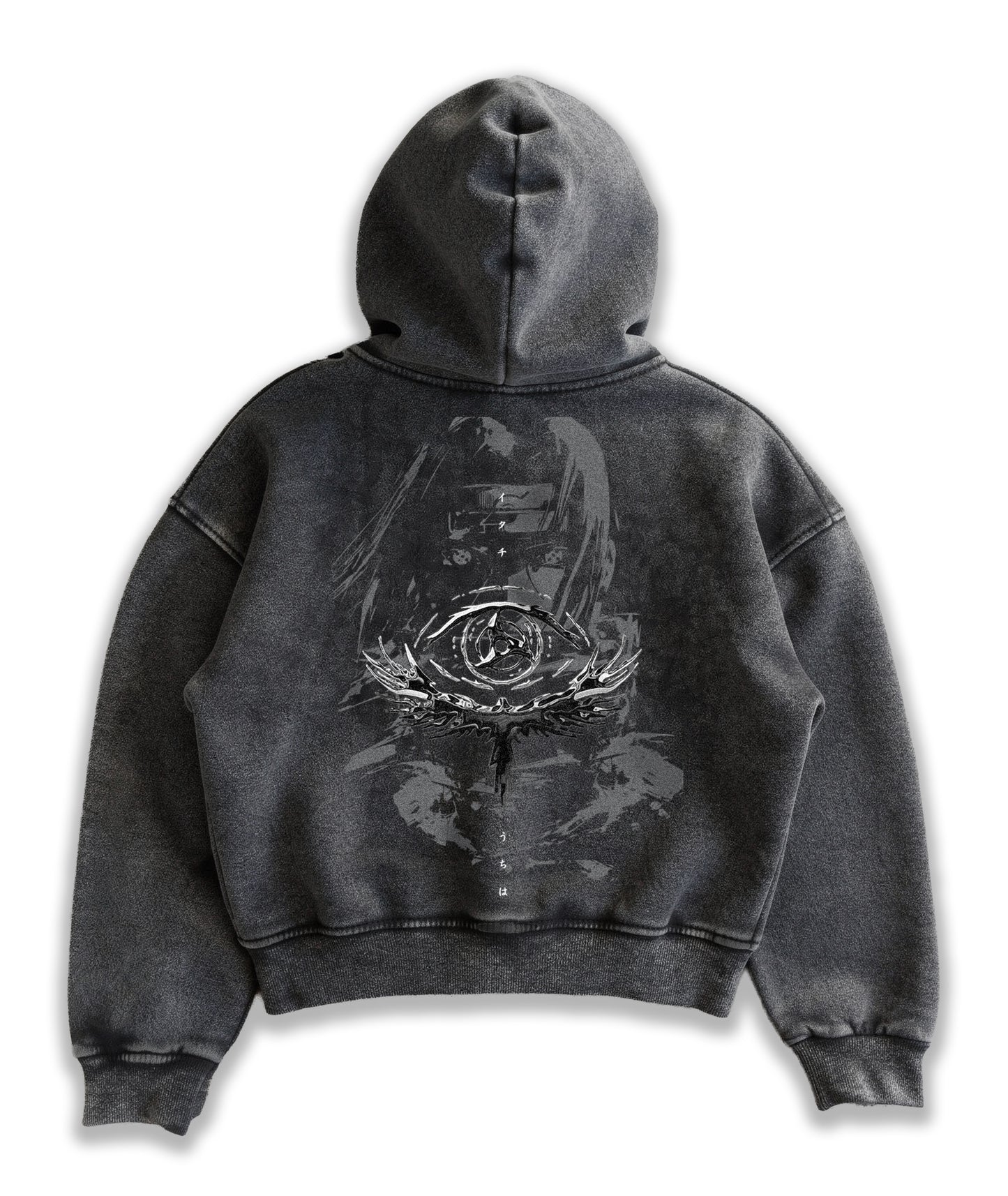 Kuromu Crow Boxy zip-up