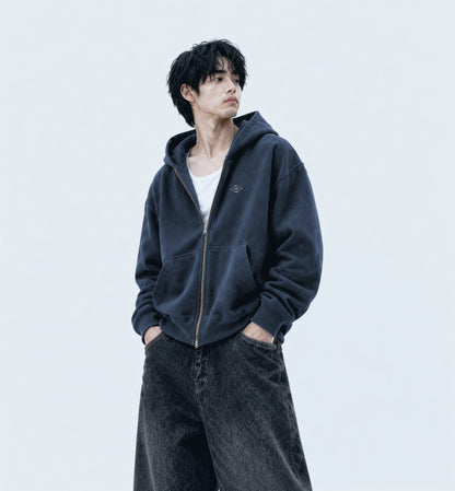 Kuromu 6 Boxy zip-up
