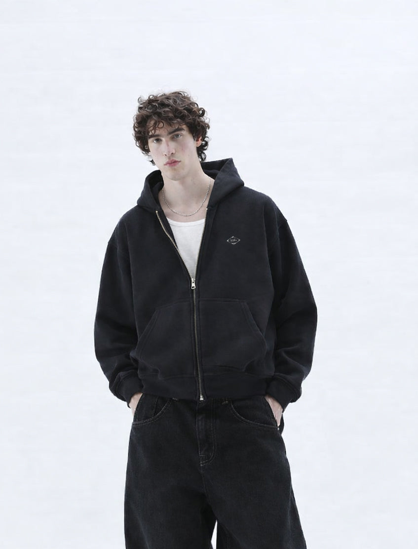 Kuromu PT 0 BLCK Boxy zip-up
