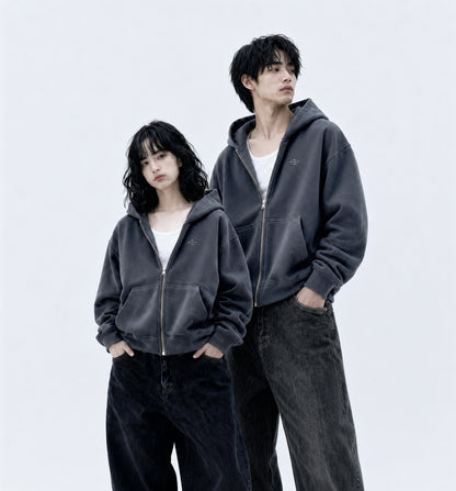 Kuromu M.Shrine Boxy zip-up