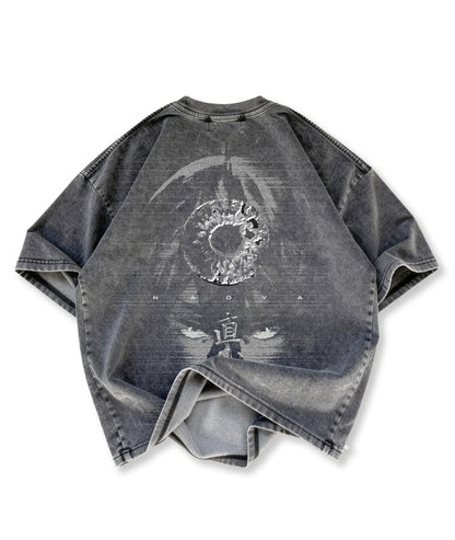 Kuromu Naoya Washed Oversized T-shirt