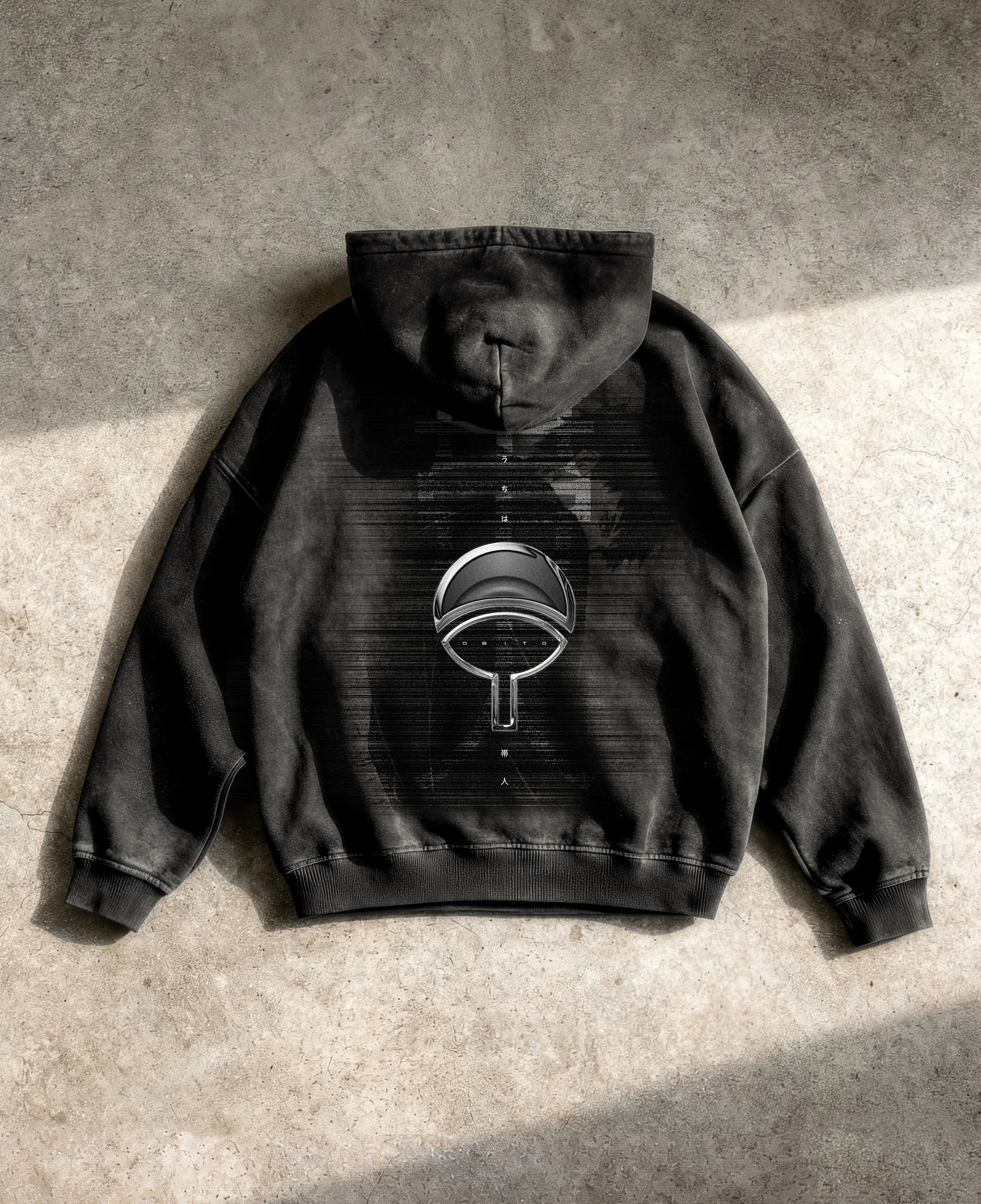 Kuromu Obito Boxy zip-up