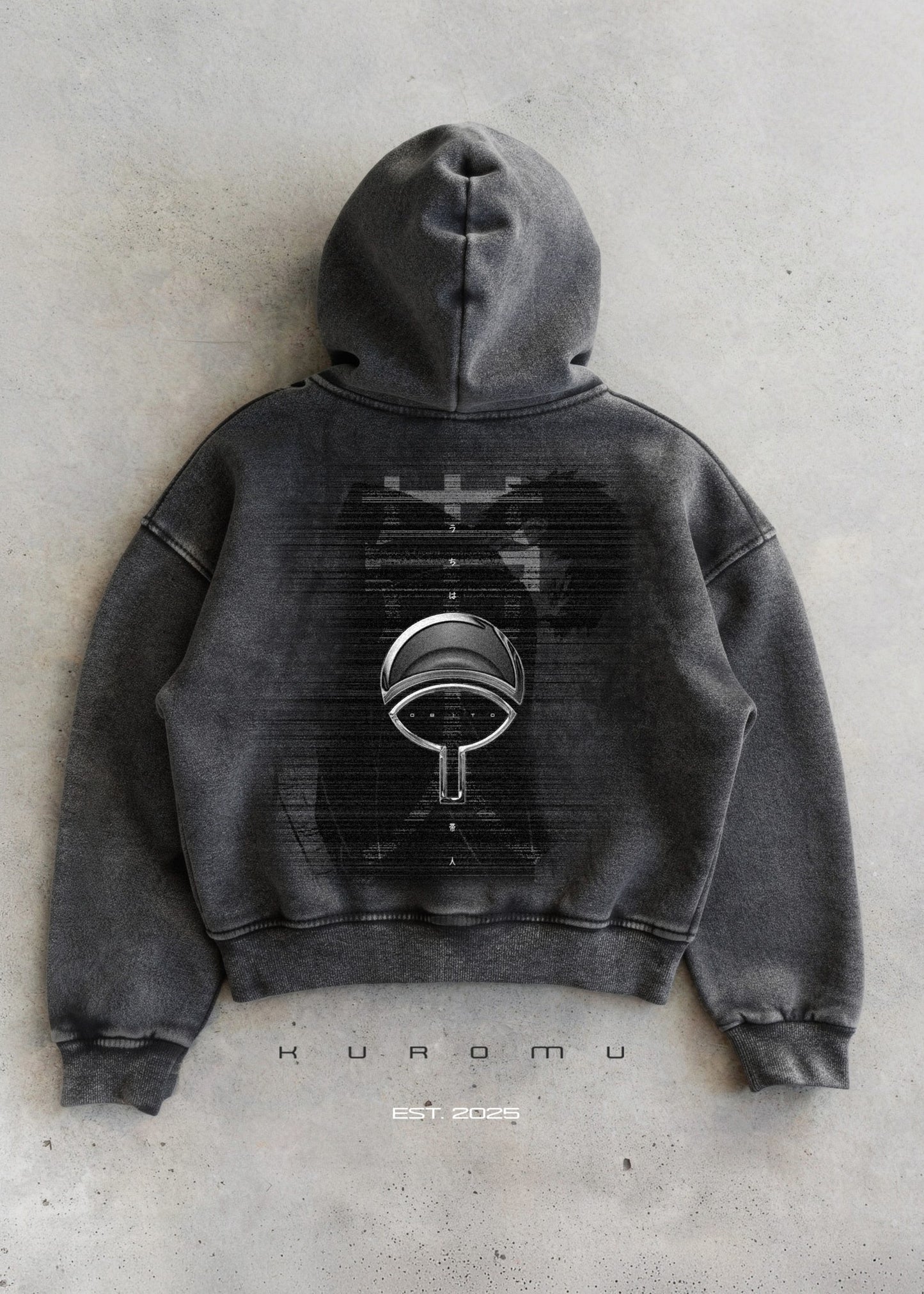 Kuromu Obito Boxy zip-up