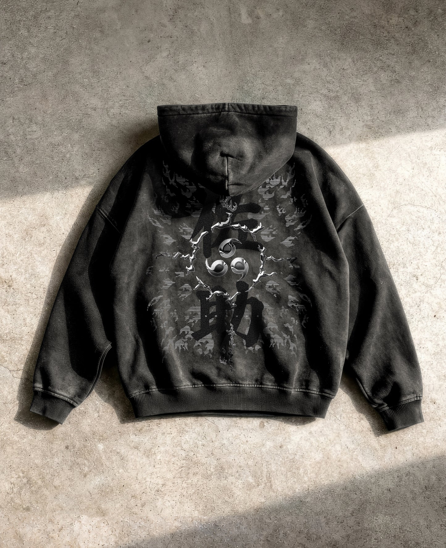 Kuromu Sasuke Boxy-oversized zip-up