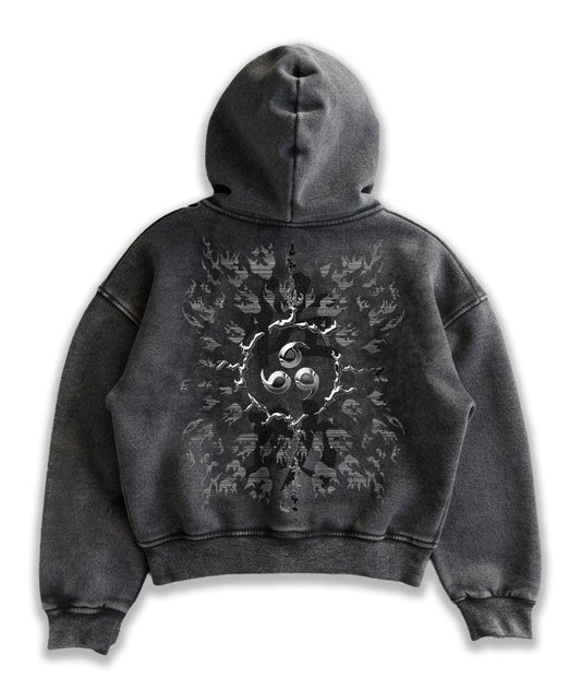 Kuromu Curse Mark Boxy zip-up