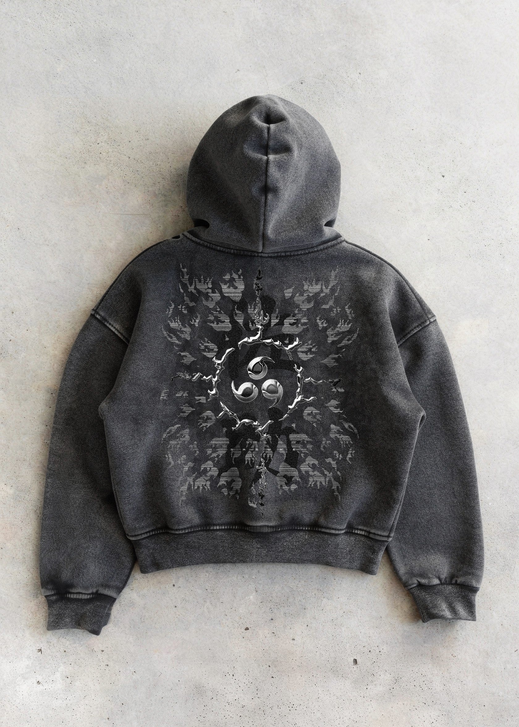 Kuromu Curse Mark Boxy zip-up