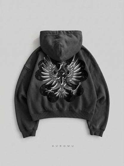Silver Eagle Oversized Zip-Up