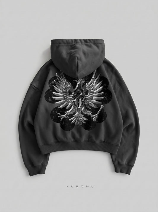 Silver Eagle Oversized Zip-Up