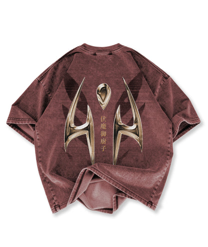 Kuromu King of Curses Washed Oversized T-shirt