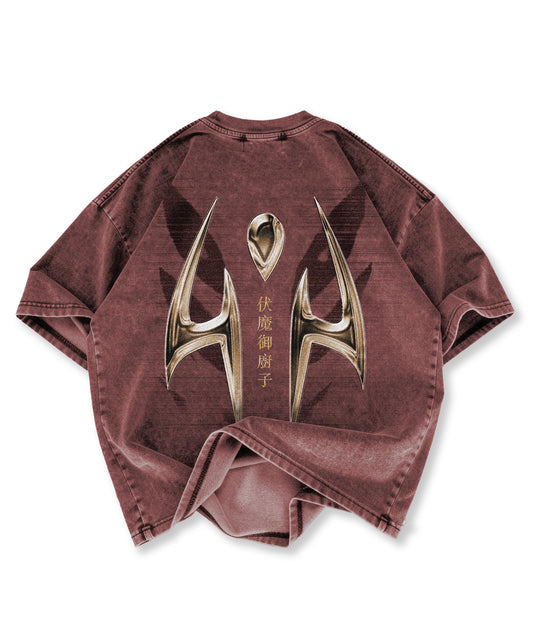 Kuromu King of Curses Washed Oversized T-shirt