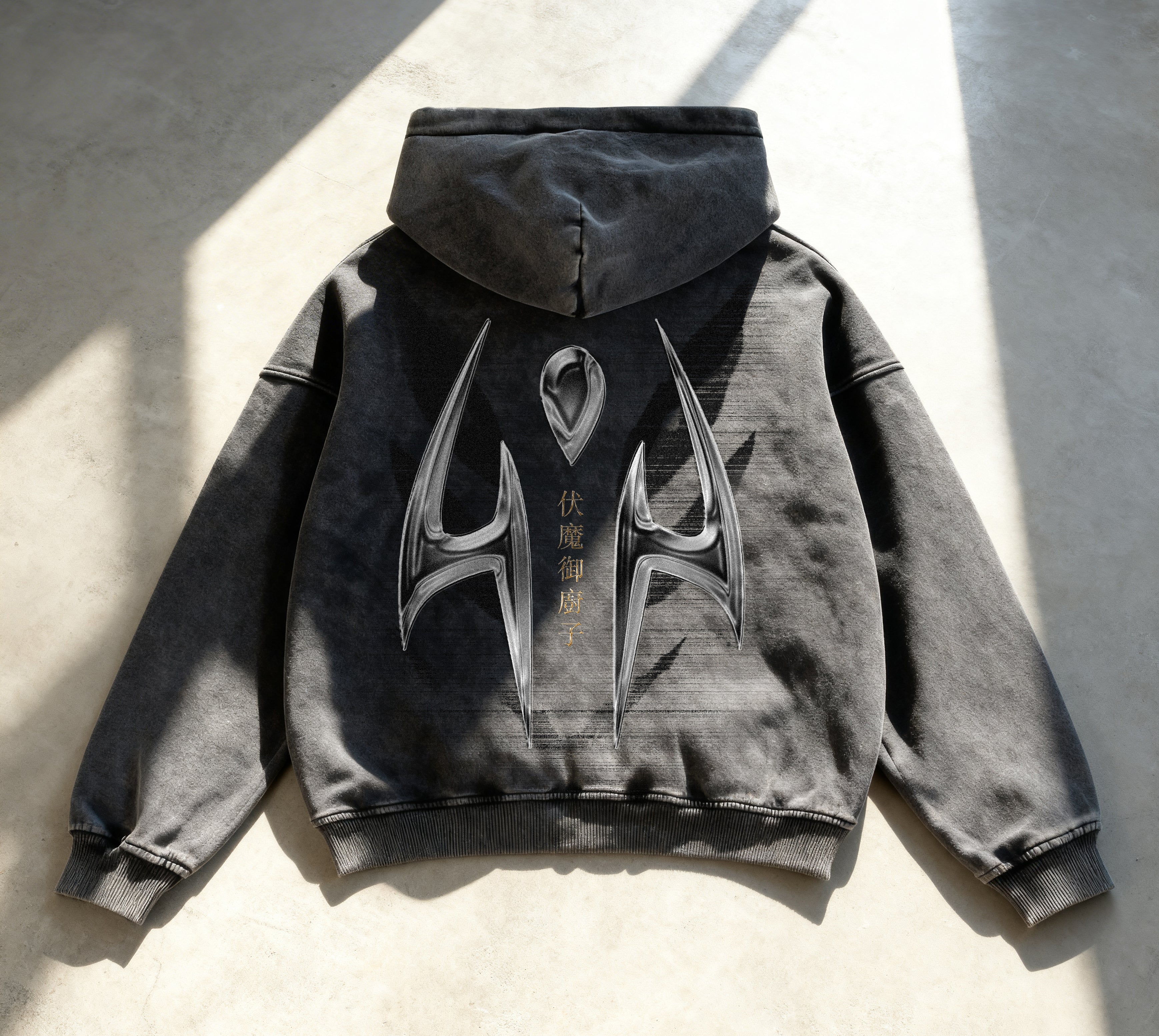 Kuromu Sukuna Boxy zip-up