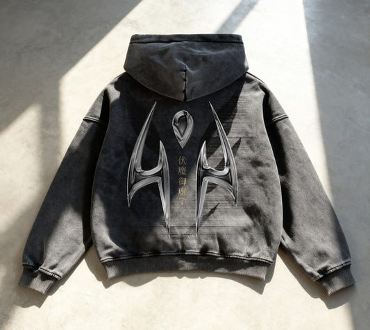 Kuromu Sukuna Boxy zip-up