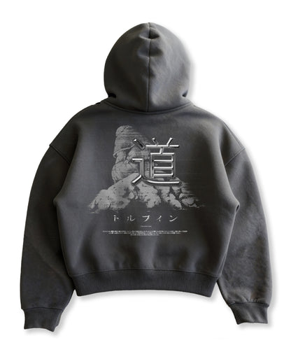 Kuromu No Enemies Boxy zip-up