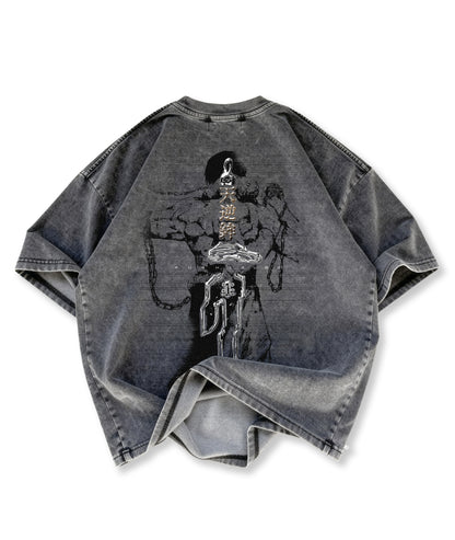 Kuromu Zenin Washed Oversized T-shirt