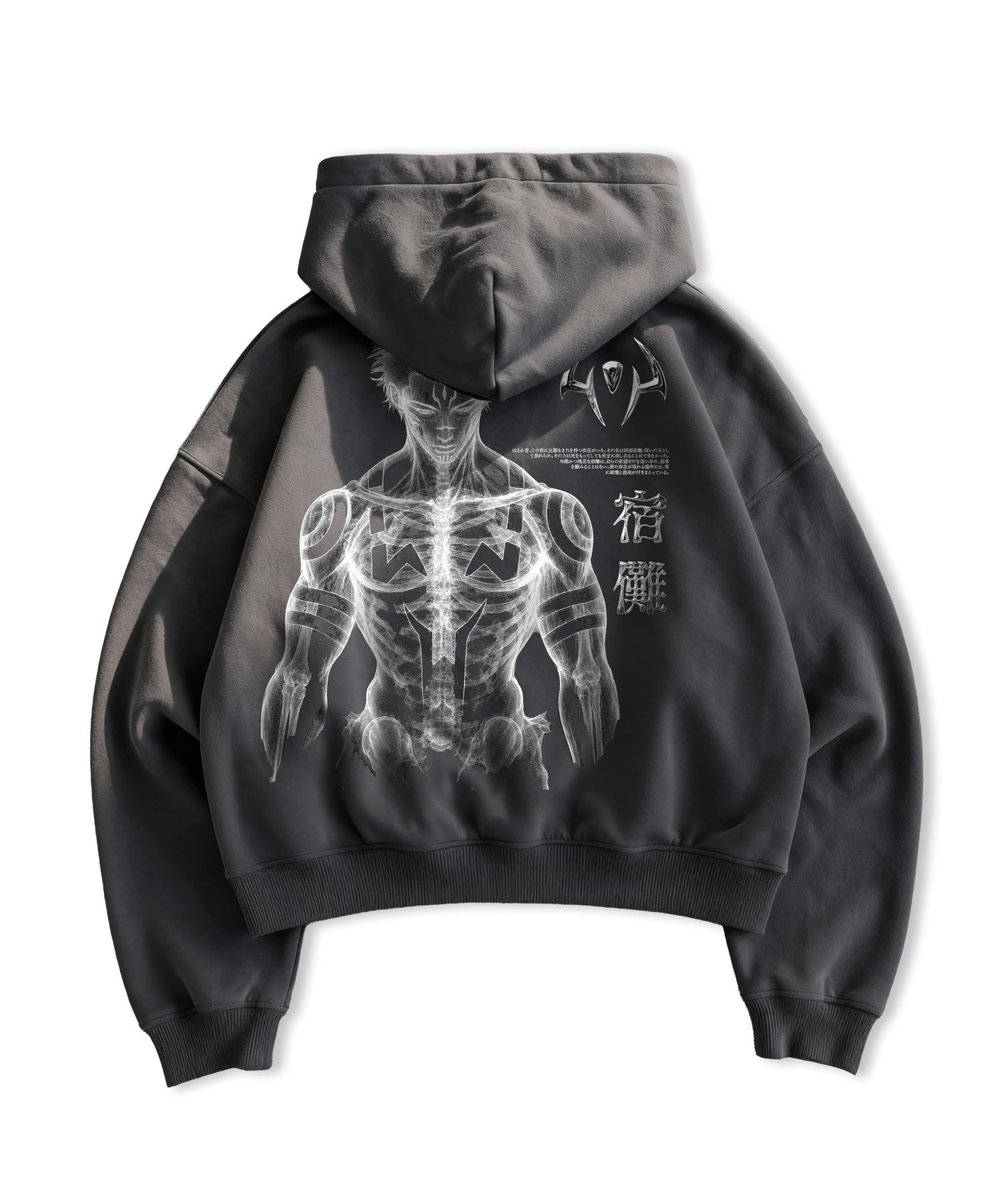 Kuromu Sukuna Boxy zip-up